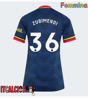 Arsenal Martin Zubimendi #36 Seconda Maglia Femmina 2026-27 Manica Corta